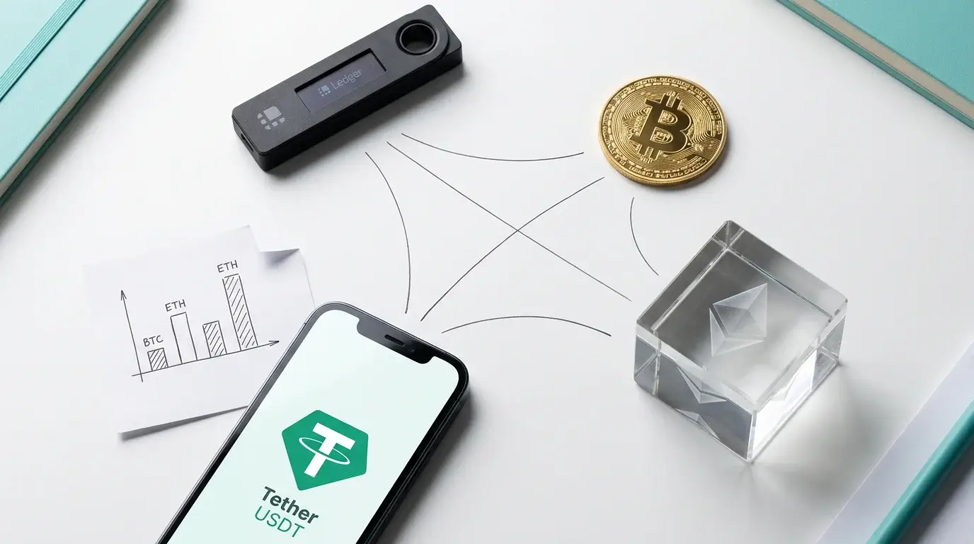 Comparaison des frais réseau BTC, ETH, USDT et TRON pour les paris crypto